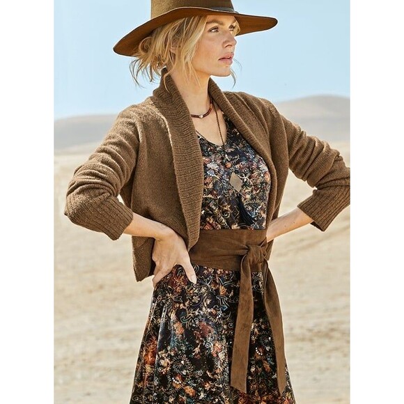 cropped cardigan - Picture 3 of 6